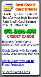 0% APR credit cards